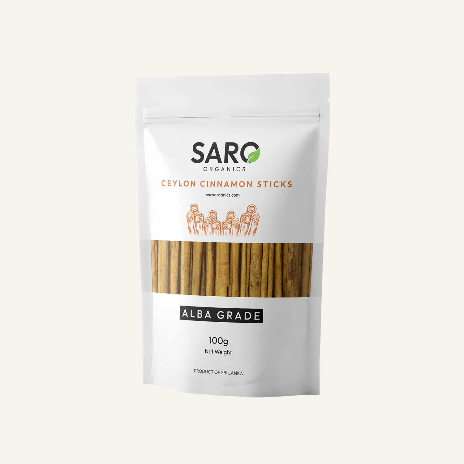 Ceylon Cinnamon Stick (Alba) 100g