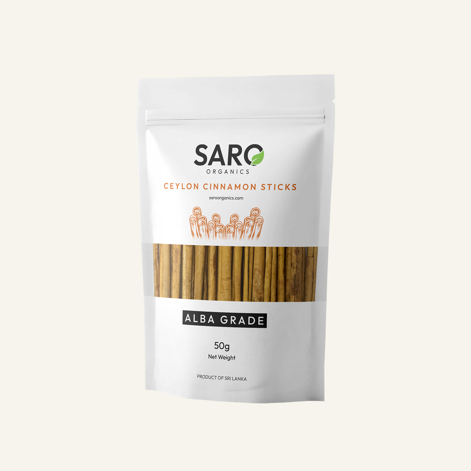 Ceylon Cinnamon Stick (Alba) 50G