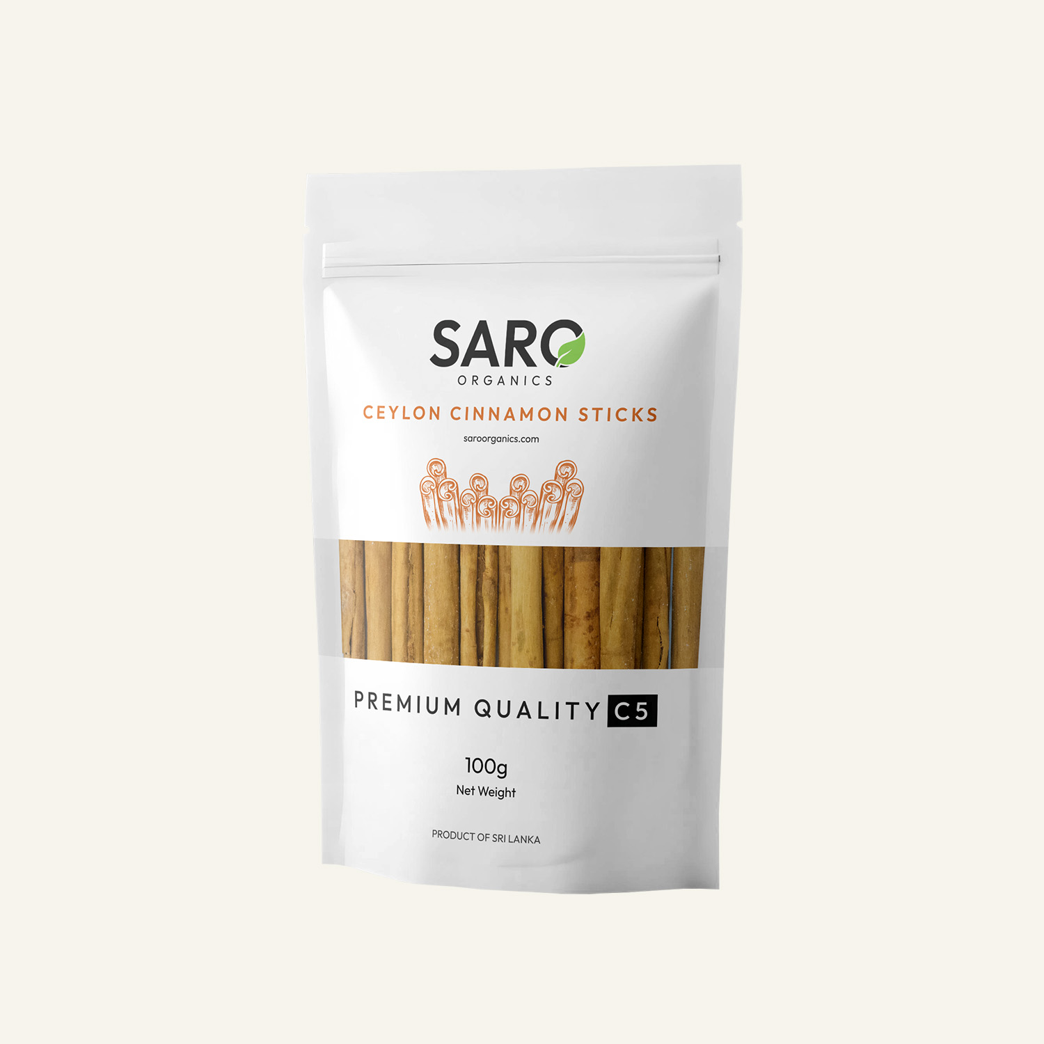 Ceylon Cinnamon Stick (C5) 100g